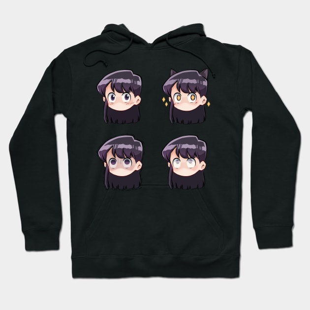 Komi Shoko - Komi-san wa, Komyushou Desu Hoodie by HeyMrDeath